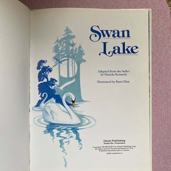 SWAN Lake Vintage Children’s Book - Picture 3 of 8